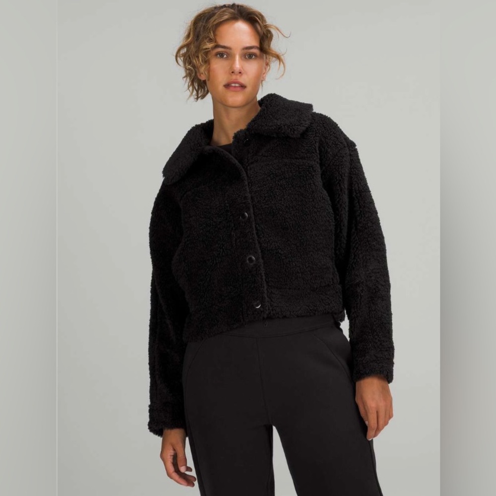 lululemon Textured Fleece Button Jacket